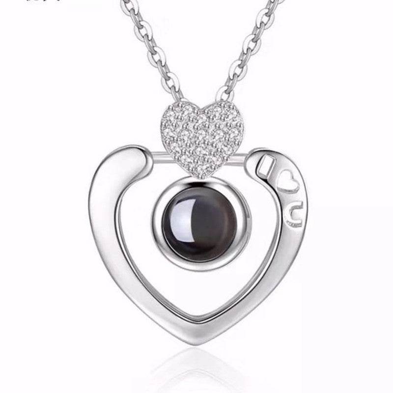 Women's Fashion Simple Projection Pendant Necklace - P12 Hub Europe