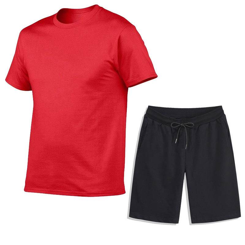 Cotton Short-sleeved Suit T-shirt Casual Sports - P12 Hub Europe