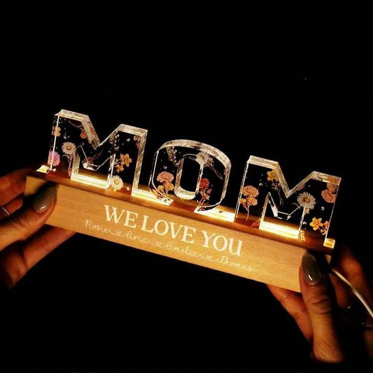 Mother's Day Luminous Floral Tabletop Bedside Night Light - P12 Hub Europe