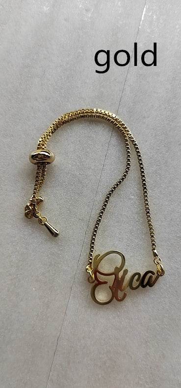 Personalized DIY Custom Name Bracelet Stainless Steel - P12 Hub Europe