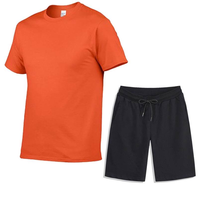 Cotton Short-sleeved Suit T-shirt Casual Sports - P12 Hub Europe