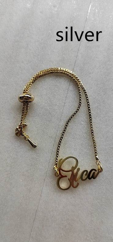 Personalized DIY Custom Name Bracelet Stainless Steel - P12 Hub Europe
