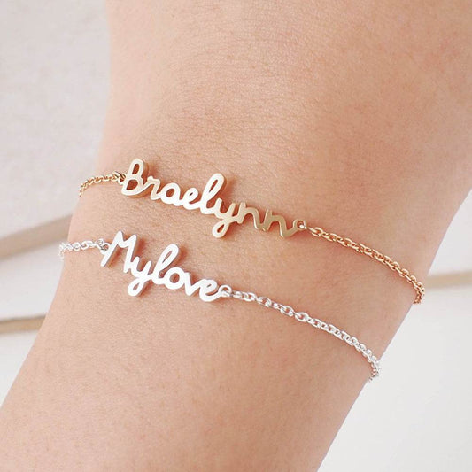 Personalized DIY Custom Name Bracelet Stainless Steel - P12 Hub Europe