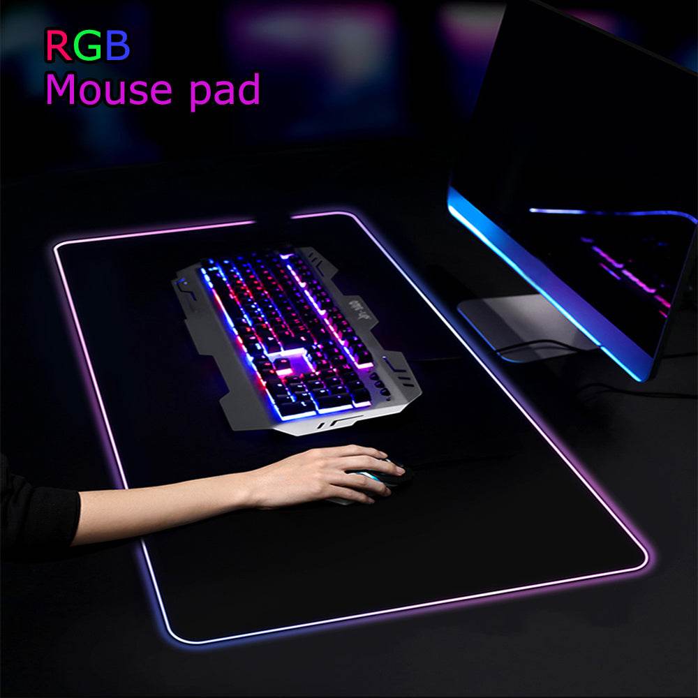 Luminous Mouse RGB Mouse LED Gaming Large Office Desk Pad - P12 Hub Europe