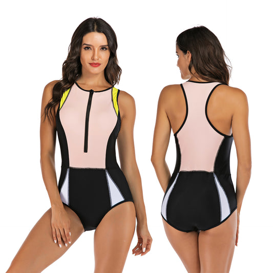 Surfing One-piece Sleeveless Women's Swimsuit