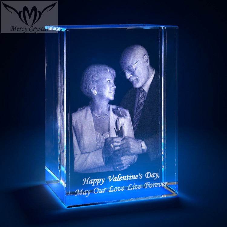 crystal photo custom laser engraving crystal sphere - P12 Hub Europe