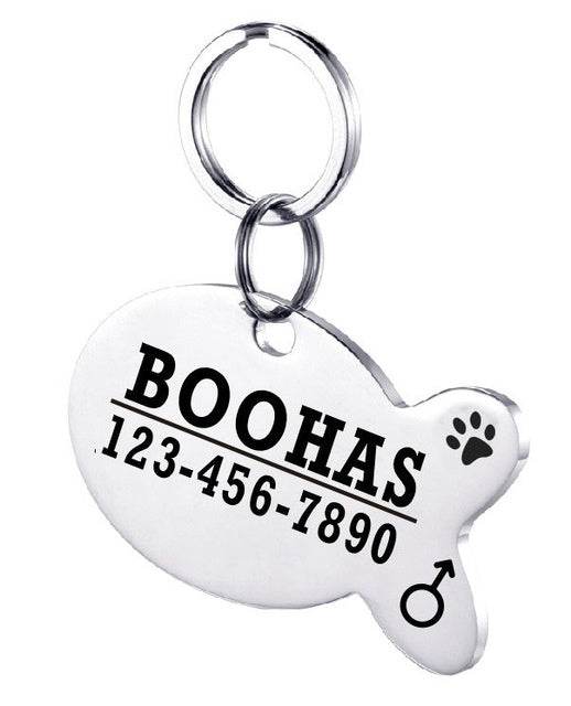 Personalized Dog ID Tag Stainless Steel Pet ID Tag - P12 Hub Europe