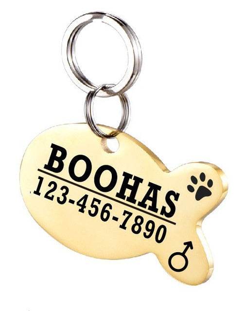 Personalized Dog ID Tag Stainless Steel Pet ID Tag - P12 Hub Europe