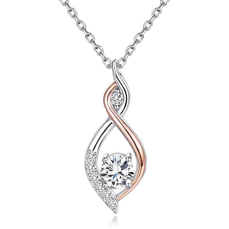 Simple Smart Necklace Two-color Electroplating - P12 Hub Europe