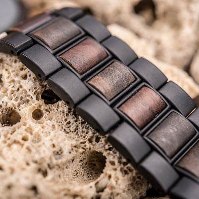 Csutomize Engrave logo Wood Watches for Mens DODO DEER Timer Luxury Chronograph Wristwatch Male Wriswatch Auto Date - P12 Hub Europe