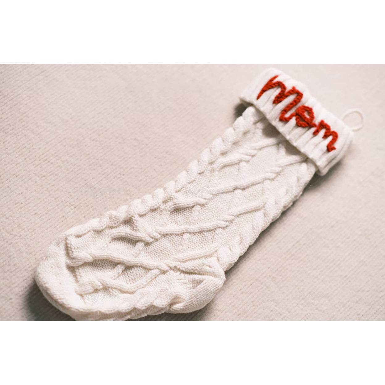 Embroidered Knitted Christmas Socks Decorative Products - P12 Hub Europe