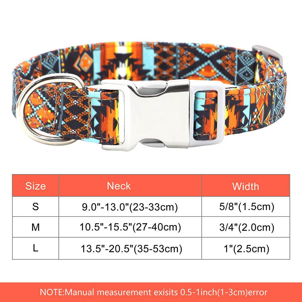 Nylon Pet Collar Personalized Customization - P12 Hub Europe