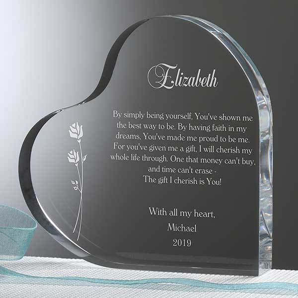 Heart-shaped crystal ornaments customized image love letter - P12 Hub Europe