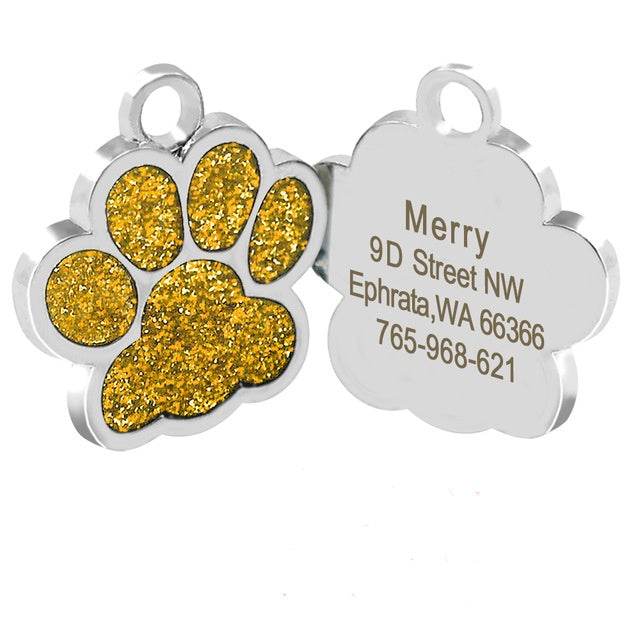 Personalized Dog Tags Engraved Cat Puppy Pet ID Name Collar - P12 Hub Europe