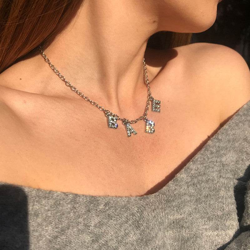 Customized English alphabet necklace - P12 Hub Europe