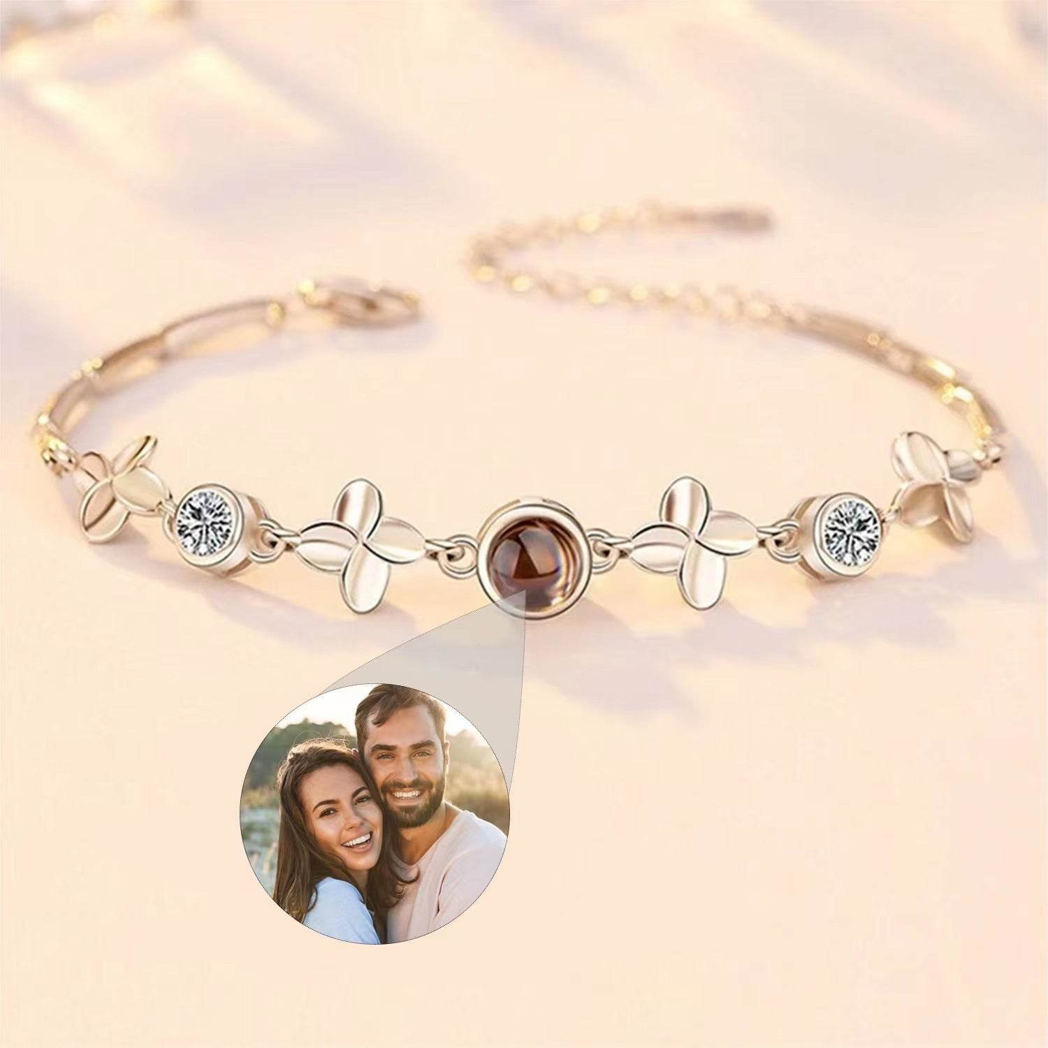 Bracelet Women's Sterling Silver Projection Photo - P12 Hub Europe