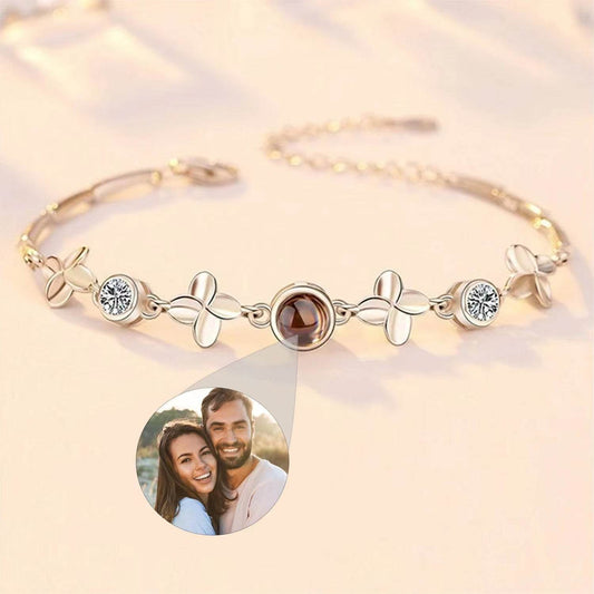 Bracelet Women's Sterling Silver Projection Photo - P12 Hub Europe