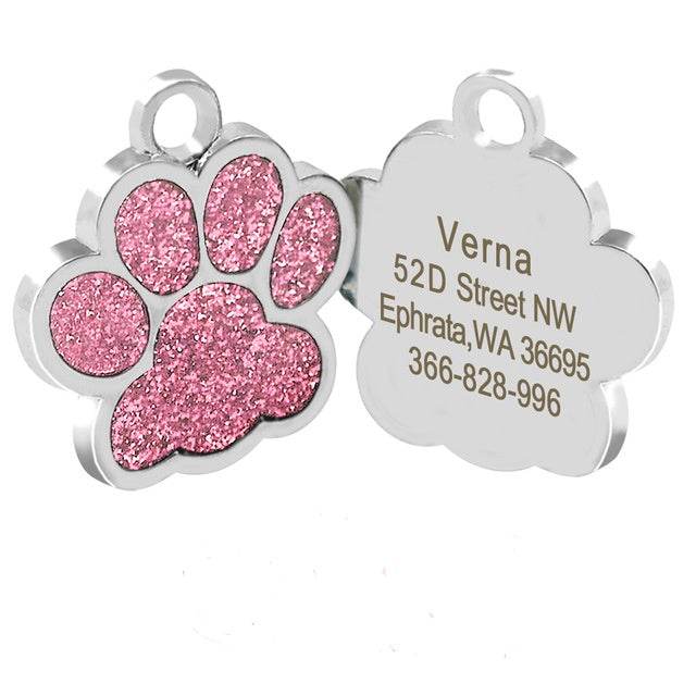 Personalized Dog Tags Engraved Cat Puppy Pet ID Name Collar - P12 Hub Europe