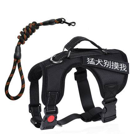 Dog Chest Harness Vest Type Traction RopeRed - P12 Hub Europe