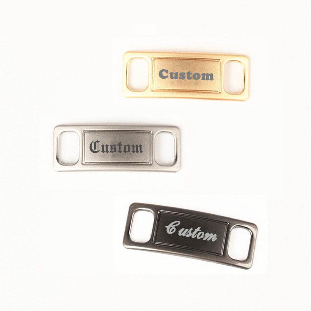 Stainless steel letter shoe buckle - P12 Hub Europe