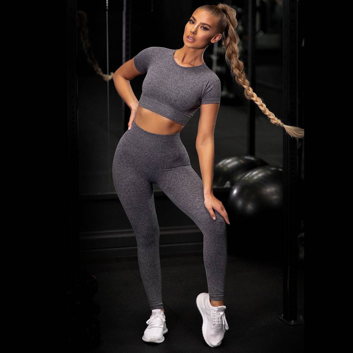Knitted Solid Color Fitness Sports Yoga Wear - P12 Hub Europe