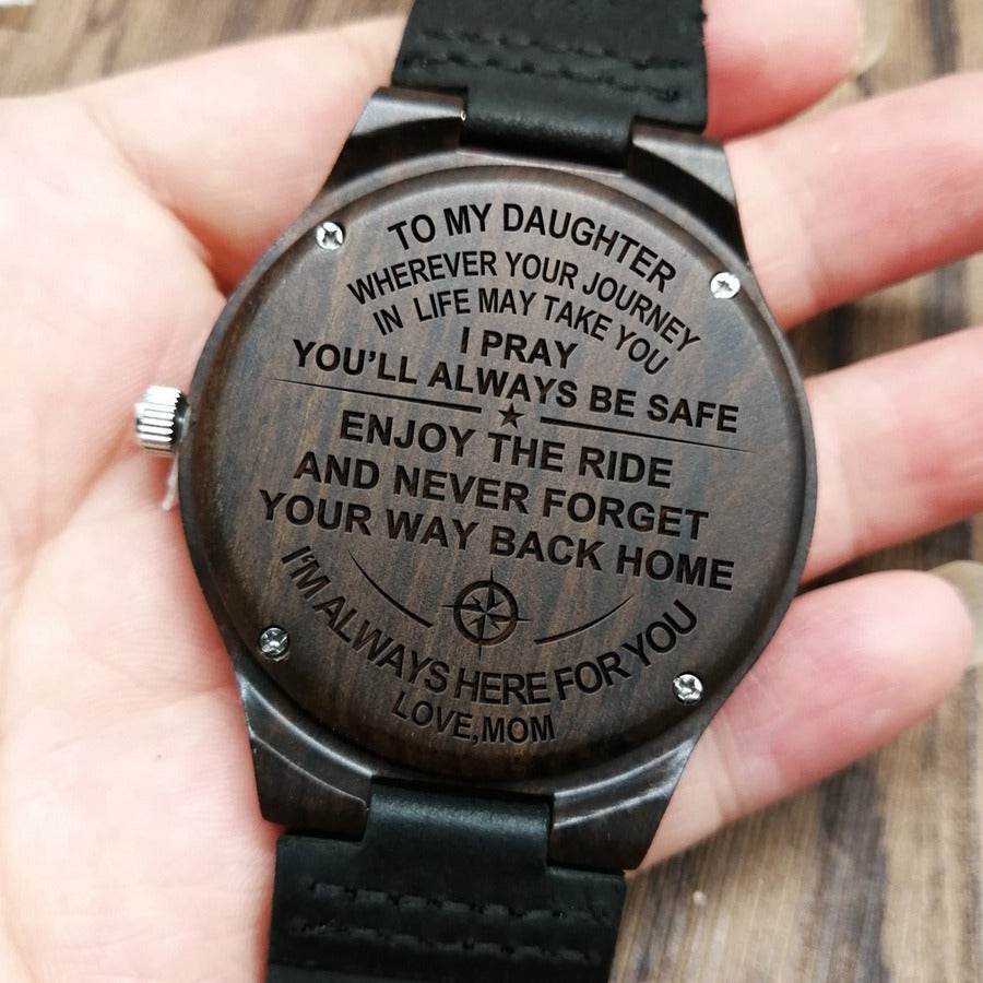 Custom carved watch with bottom cover - P12 Hub Europe