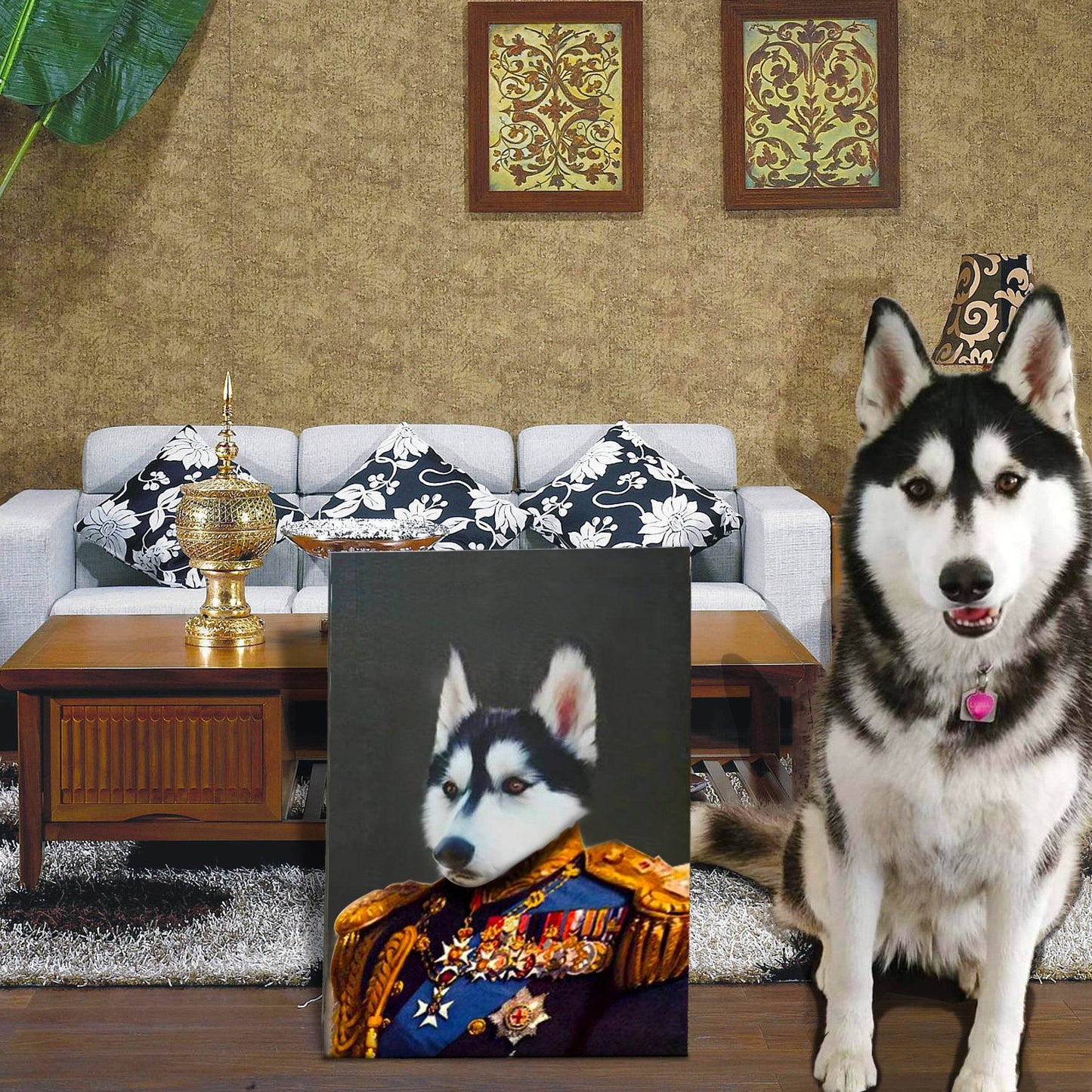 Personalized Pet Canvas Portrait Image - P12 Hub Europe