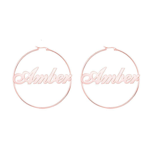 Exaggerated name earrings - P12 Hub Europe