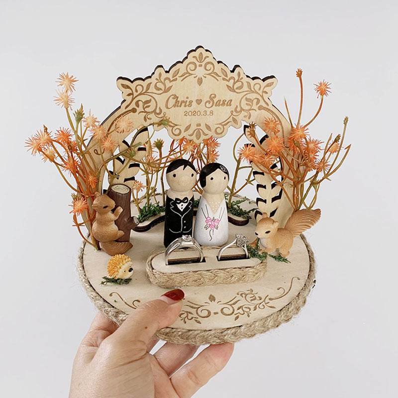 Creative custom ring pillow ring box - P12 Hub Europe