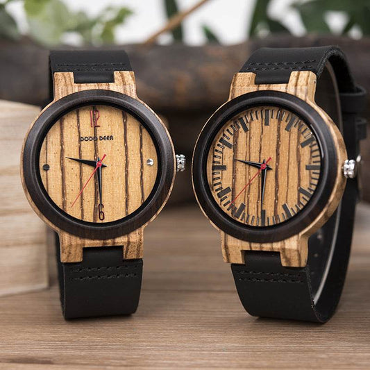 Wooden quartz watch - P12 Hub Europe