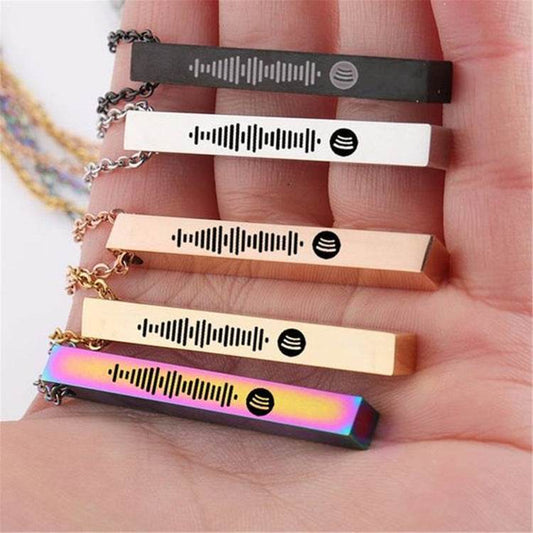 DIY Mirror Stainless Steel Rounded Three-dimensional Long Necklace - P12 Hub Europe