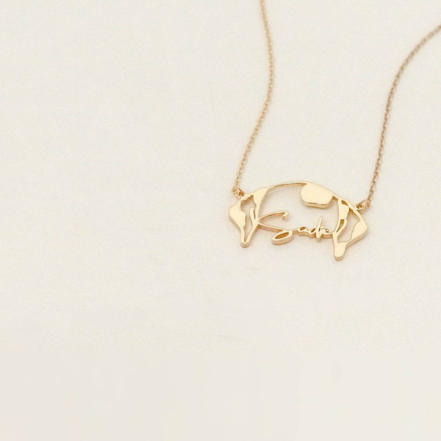 Fashionable Stainless Steel Letter Necklace - P12 Hub Europe