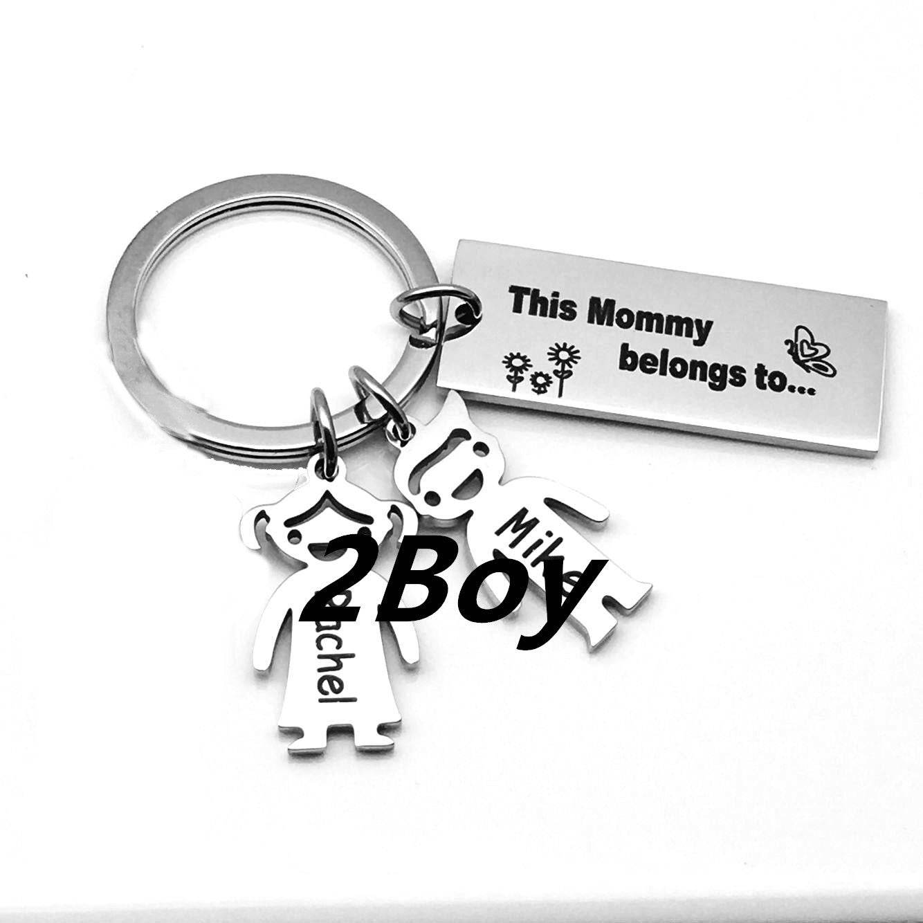 Stainless Steel Boy And Girl Keychain - P12 Hub Europe