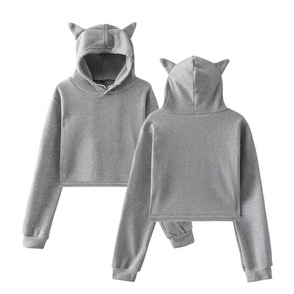 Sweatshirt Women Hoodie Pullover Clothes For Girls Streetwear Spring Long Sleeve Crop Top Hoodies - P12 Hub Europe