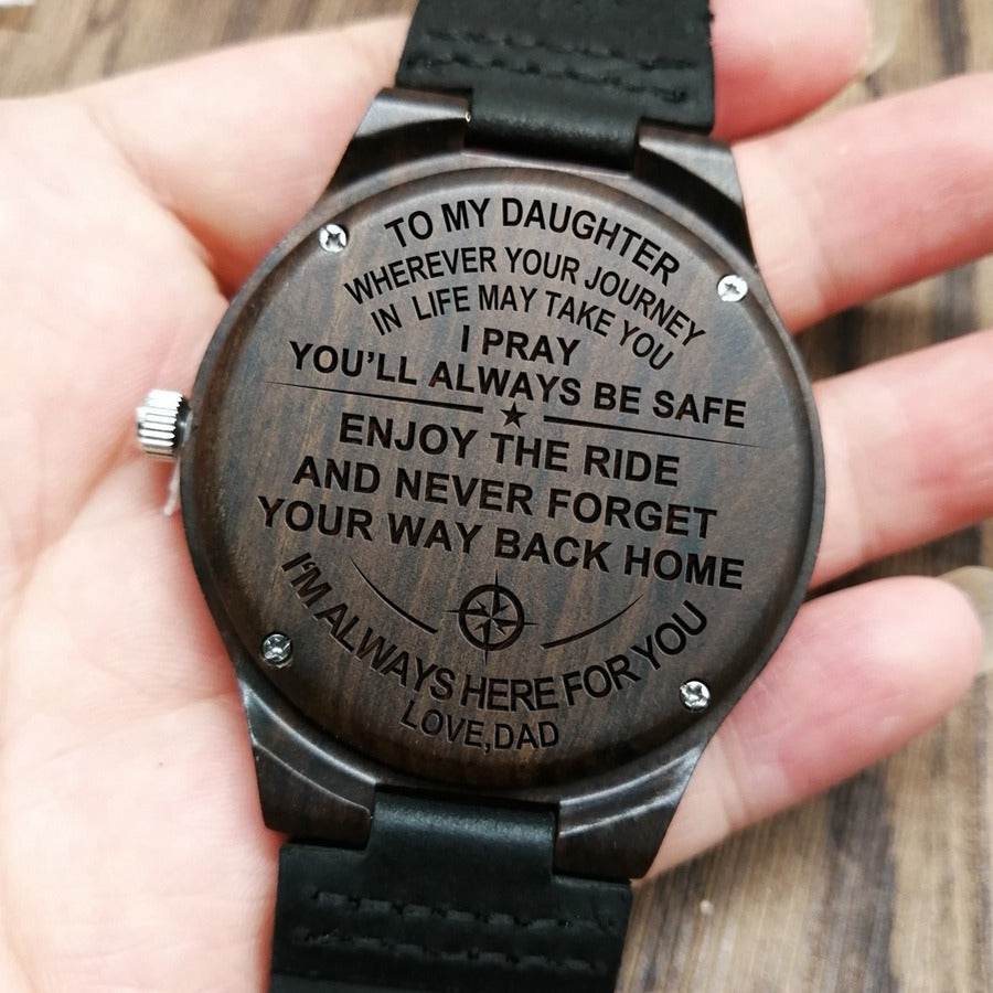 Custom carved watch with bottom cover - P12 Hub Europe