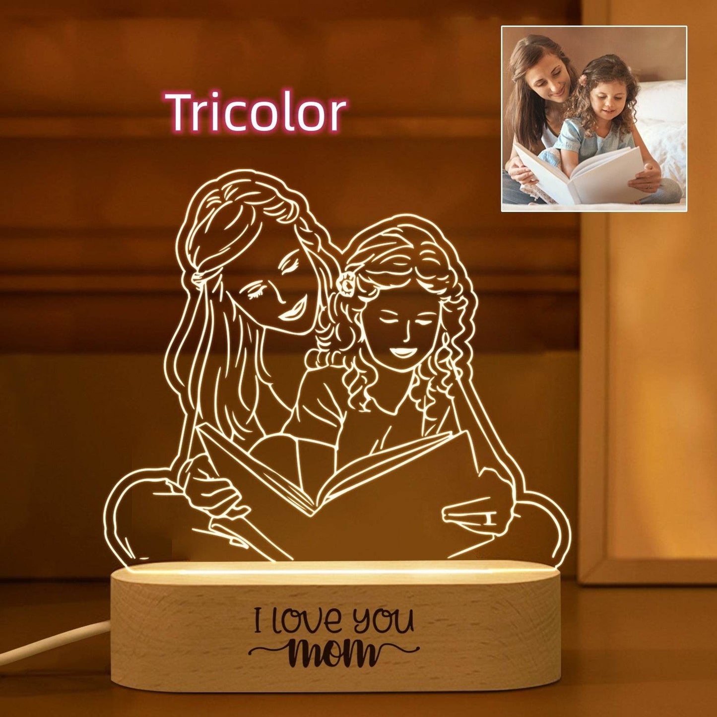 Picture To Make Lovers Acrylic Nightlight Valentine's Day - P12 Hub Europe