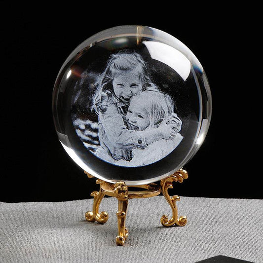Personalized Glass Photo Frame Ball - P12 Hub Europe