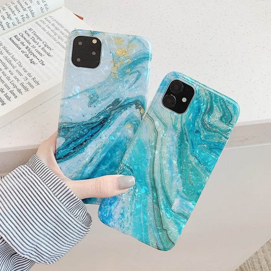 Compatible with Apple, Marble Shell Pattern Soft Shell Iphone Shell Custom Logo - P12 Hub Europe