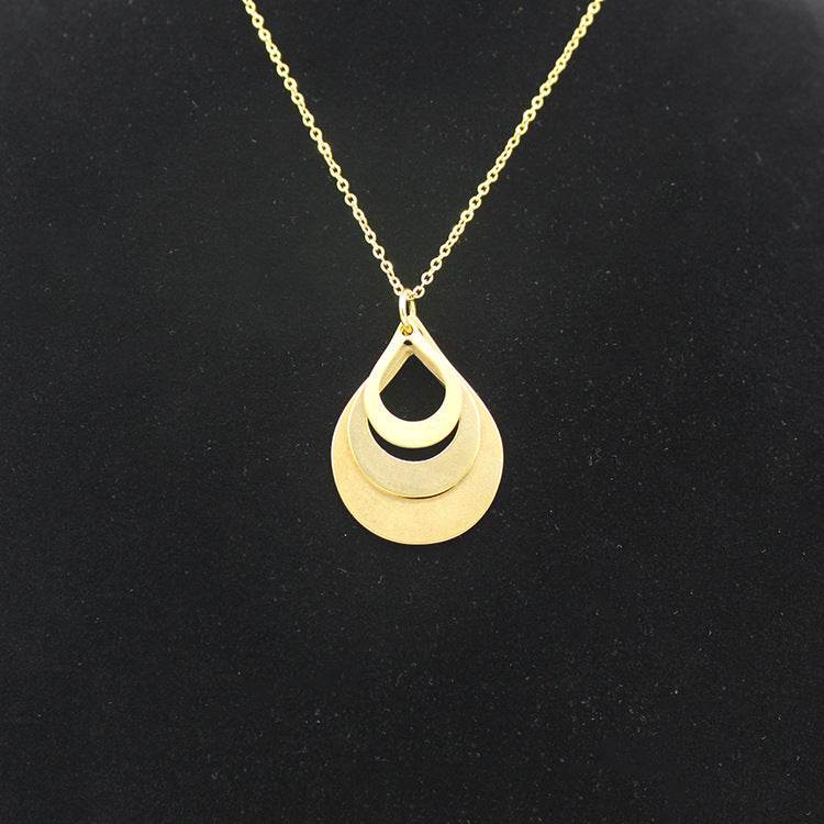 Cross Border Water Drop Combination Pendant Can Be Engraved With Letter Name Creative English Jewelry Mother's Day Gift - P12 Hub Europe