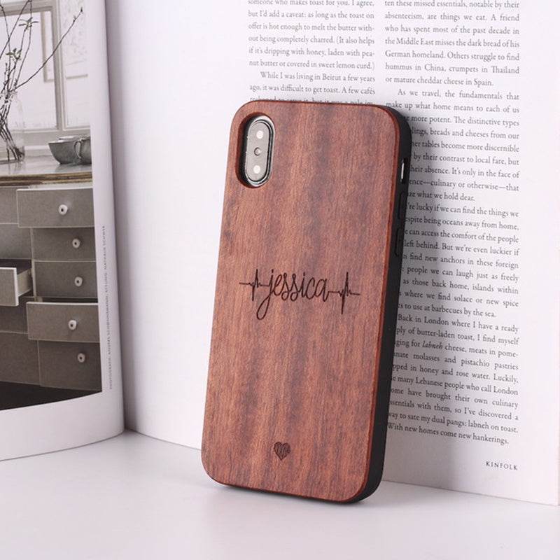 Compatible with Apple , Mobile phone case made of solid wood - P12 Hub Europe