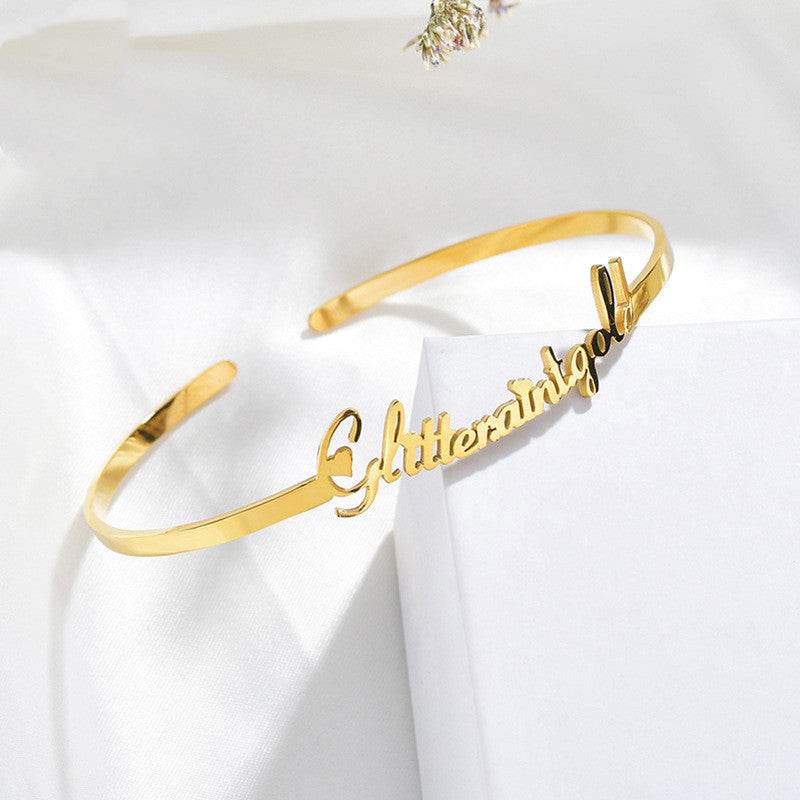 DIY Custom Stainless Steel Name Bracelet - P12 Hub Europe