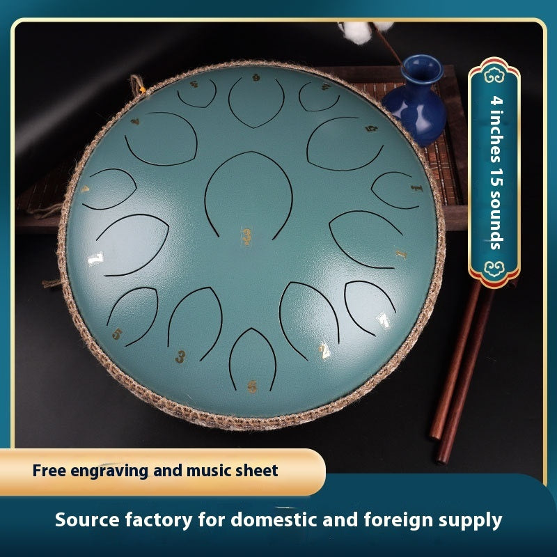 14-inch 15-tone Hollow Drum Percussion Musical Instrument