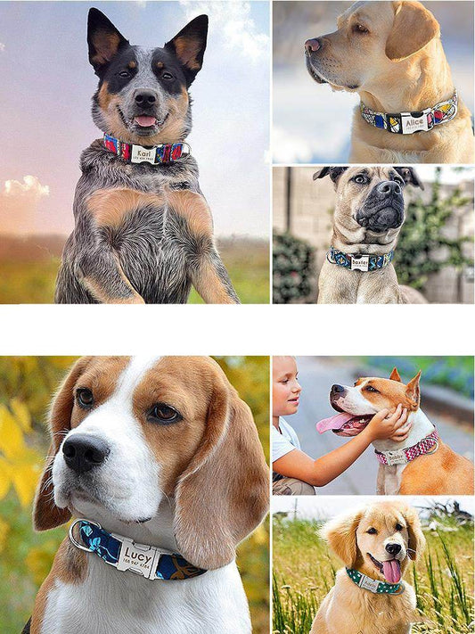 Pet Collar Lettering Large Dog Pet Dog Neck - P12 Hub Europe