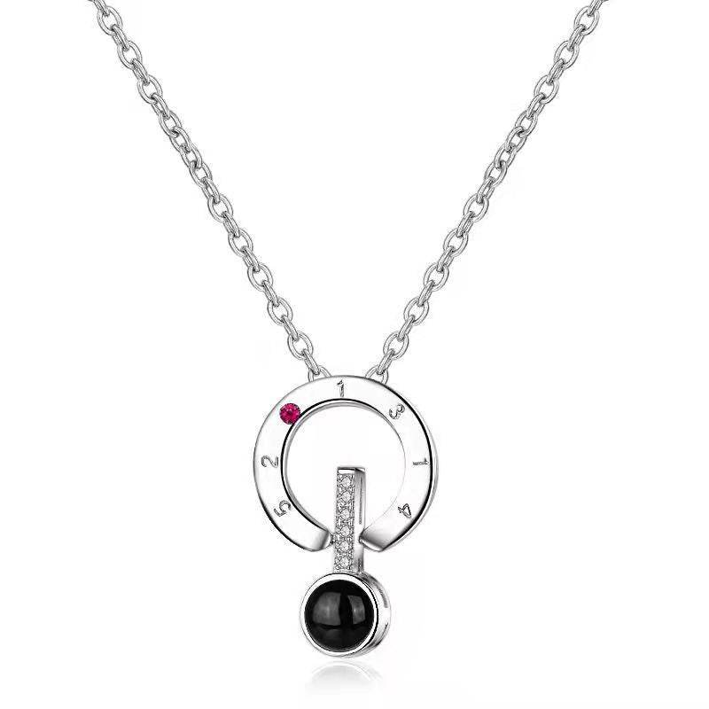 Women's Fashion Simple Projection Pendant Necklace - P12 Hub Europe