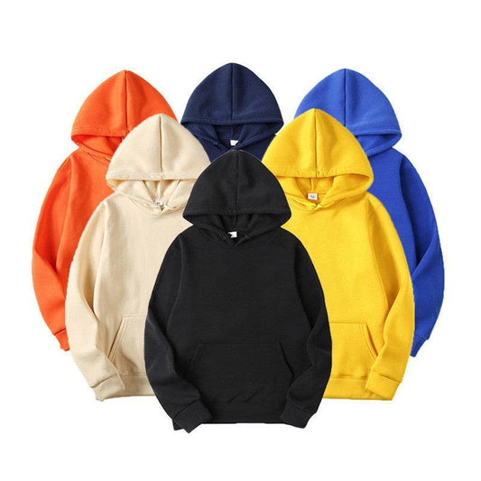 Hooded Long Sleeve Sweater Men's Solid - P12 Hub Europe