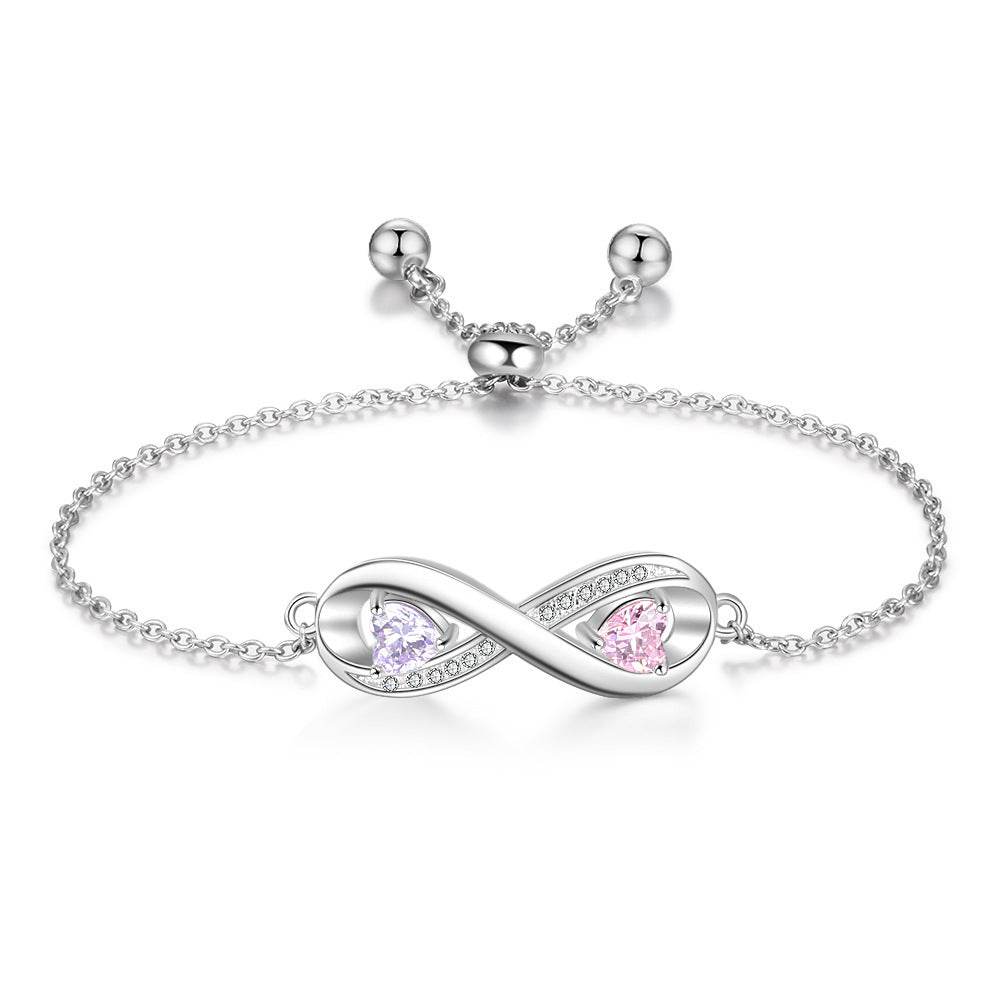 Personalized Carving Name Bracelet Birthstone - P12 Hub Europe
