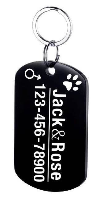 Personalized Dog ID Tag Stainless Steel Pet ID Tag - P12 Hub Europe