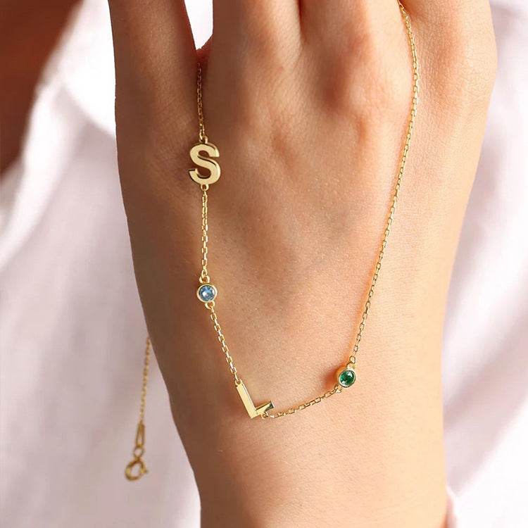 Stainless Steel 26 English Letter Name Necklace - P12 Hub Europe