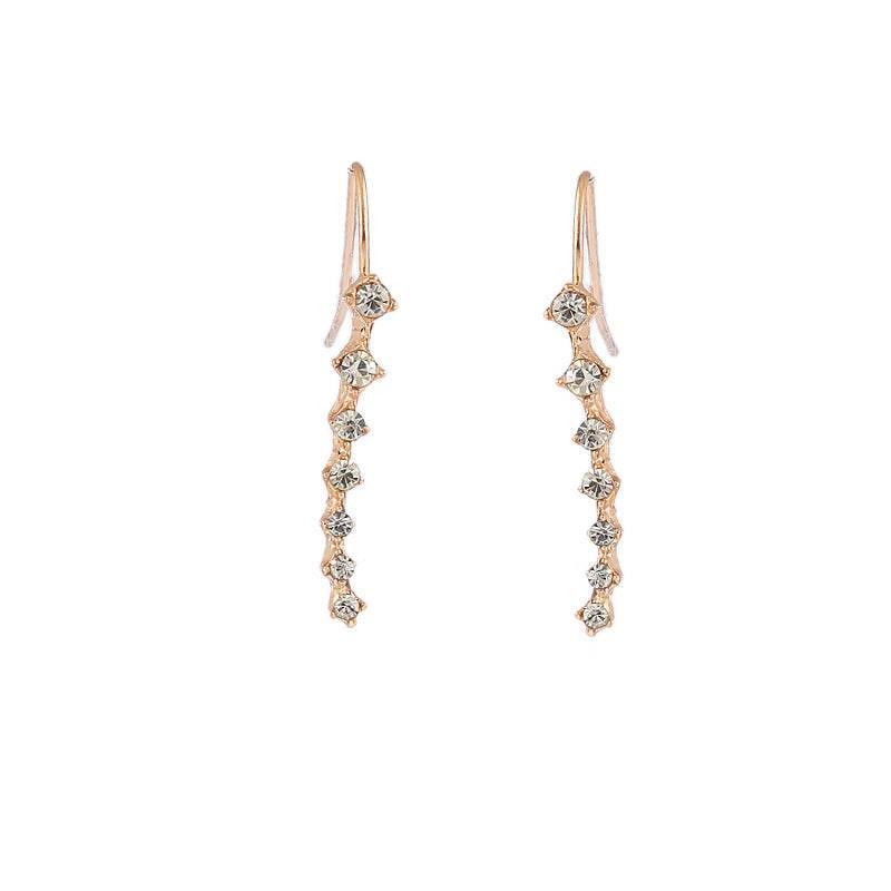7 long rhinestone bridal earrings - P12 Hub Europe