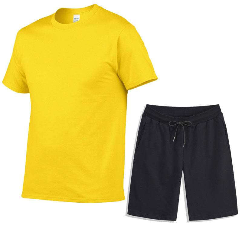 Cotton Short-sleeved Suit T-shirt Casual Sports - P12 Hub Europe